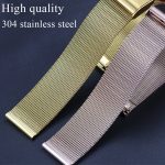 2021 Hot Selling No logo  Simple  Thin Wristwatch Casual Mesh Strap Quartz Boys Watch Gift Men Stainless Steel  Band Cheap Watch - Image 3