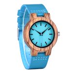 Oem Dropshipping Newest Design Wholesale Wooden Watches Custom LOGO Fashion Leather Wrist Watch - Image 3