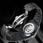 Luxury Men's Sport Business Mechanical Watches Custom Logo Stainless Steel Band Water Resistant Luminous on Bezel lobinni - Image 6