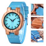 Oem Dropshipping Newest Design Wholesale Wooden Watches Custom LOGO Fashion Leather Wrist Watch - Image 4